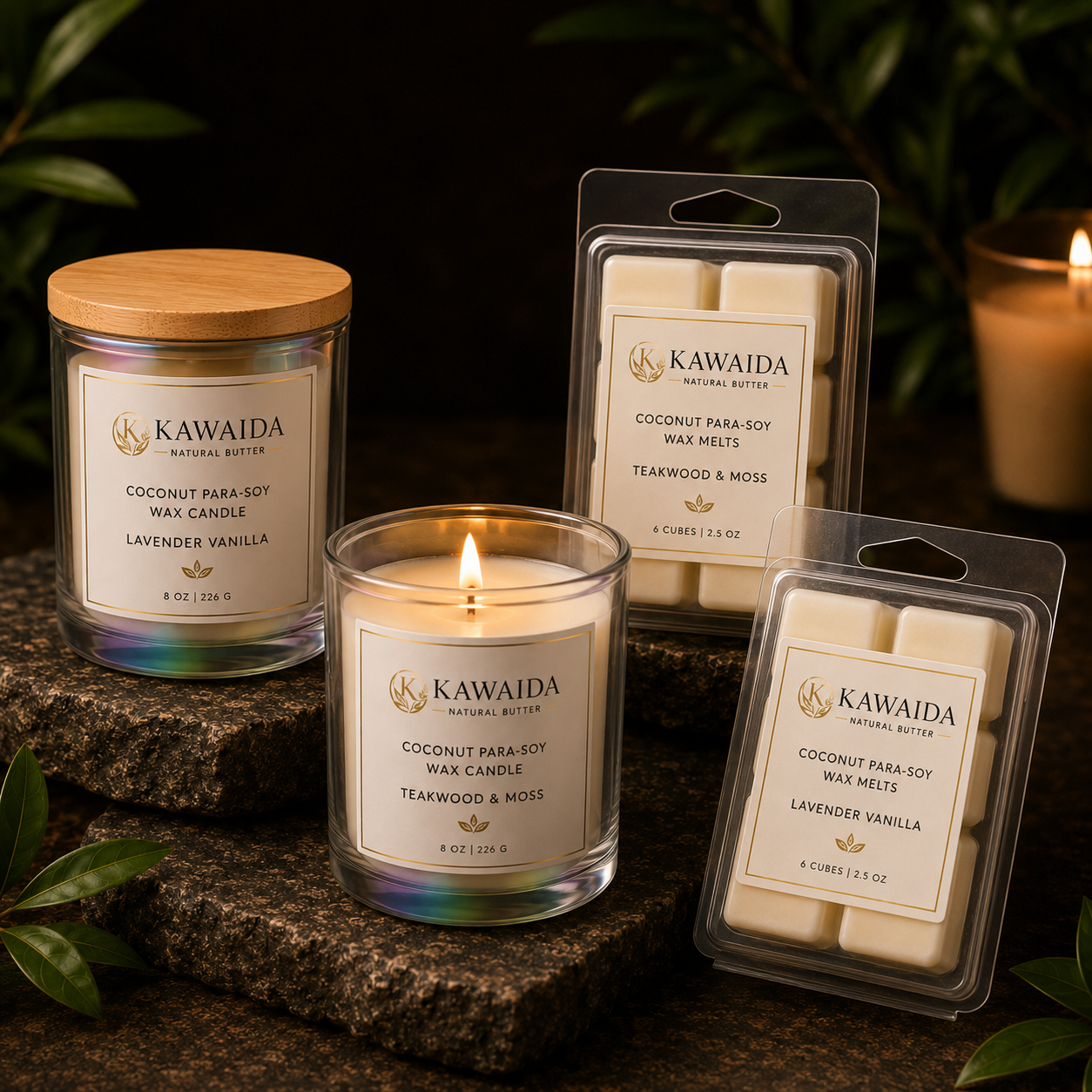 Candle Bundle Deal – Buy 2 Candles & Get 2 Wax Melts Free