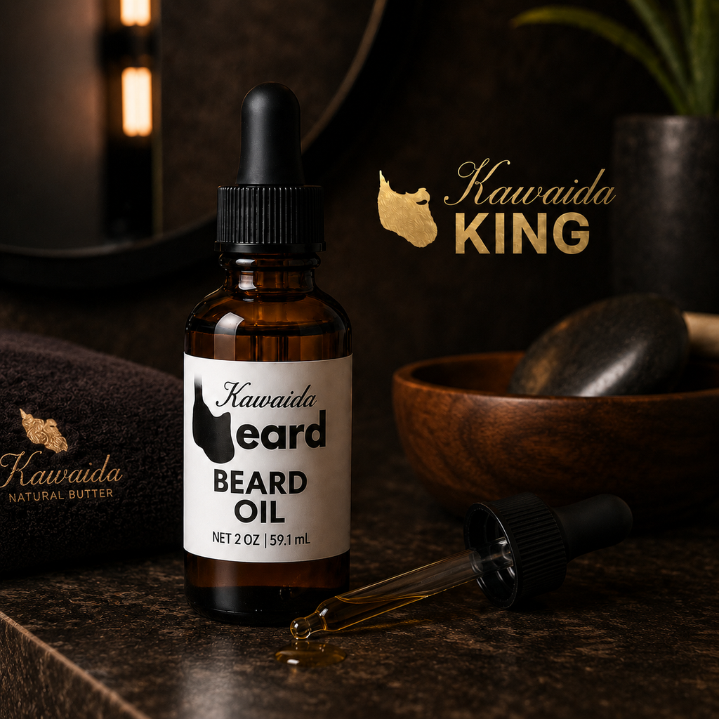 Kawaida King Glo Beard Oil – Nourishing Beard & Skin Oil, 2 oz