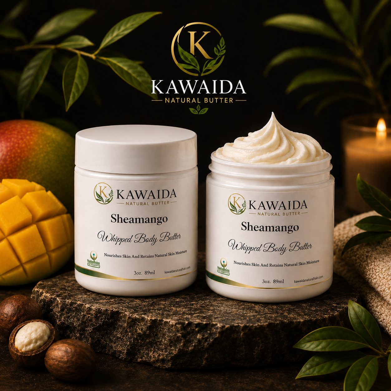 Hydrating Mango & Shea Body Butter | Deep Moisture for Soft, Healthy Skin